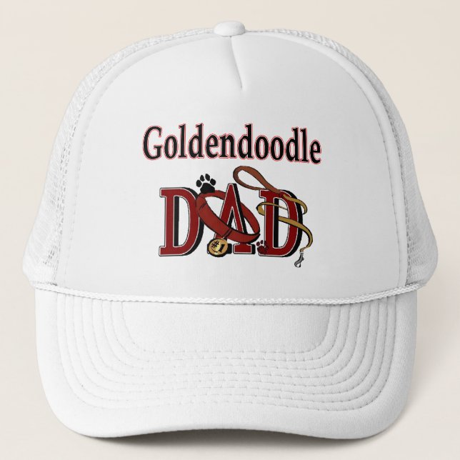 Goldendoodle Pappa Hat Truckerkeps (Framsida)