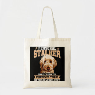 Goldendoodle Personal Stalker Funny Golden Doodle Tygkasse