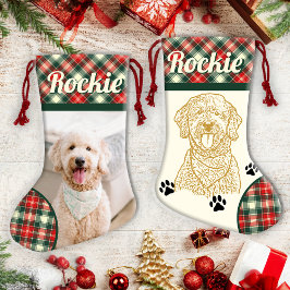 Goldendoodle Personlig-julklapp - Hund Liten Julstrumpa