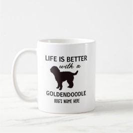 Goldendoodle Personlig Life är bättre Kaffemugg