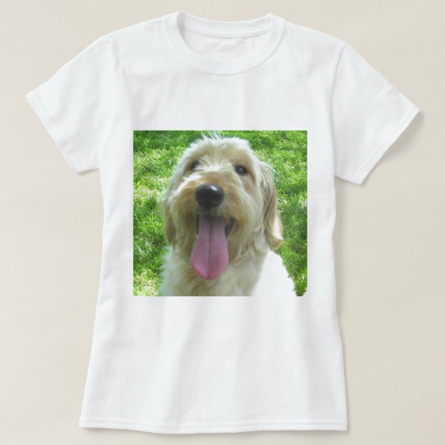 Goldendoodle produkter t shirt (Design framsida)