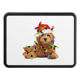 Goldendoodle Santa Hund Dragkroksskydd