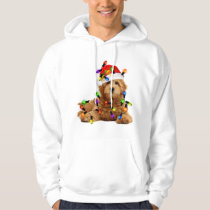 Goldendoodle Santa Hund Hoodie