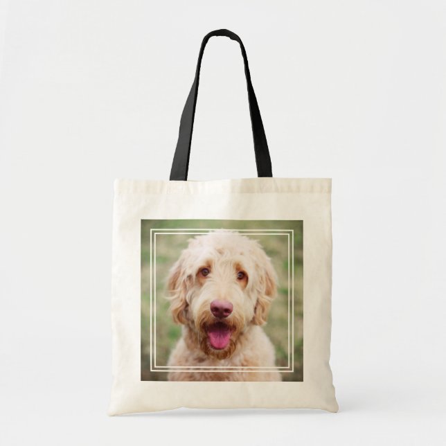 Goldendoodle Smiling Tygkasse (Framsidan)