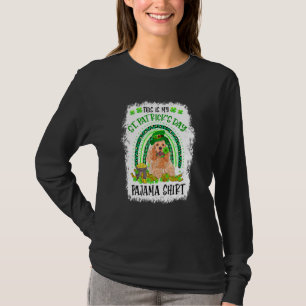 Goldendoodle St Patrick Day Lucky Pajamas Women Me T Shirt