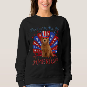 Goldendoodle stolt över att vara amerikansk USA fl T Shirt