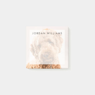 Goldendoodle Studio Porträtt Post-it Block