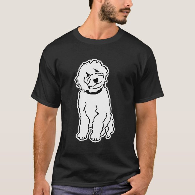 Goldendoodle T Shirt (Framsida)