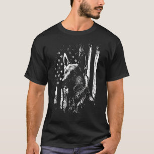 Goldendoodle USA flagga Pocket Cute Hund Pet Manar T Shirt