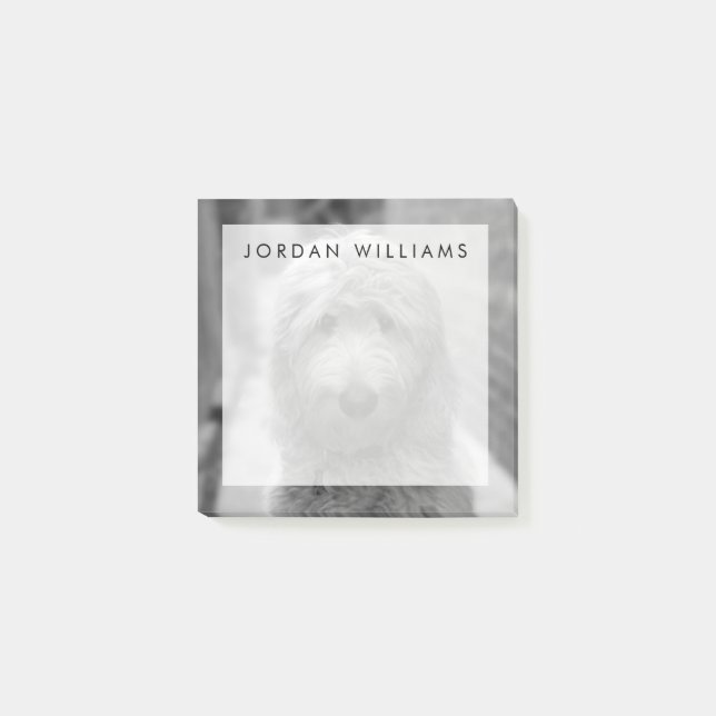 Goldendoodle-valpar på bakgården post-it block (Framsida)