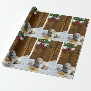 Goldendoodle valpjul presentpapper