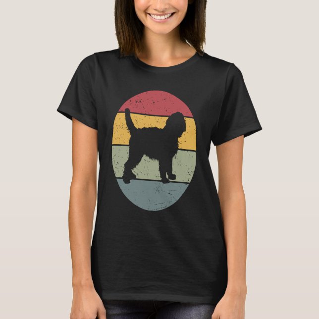 Goldendoodle Vintage T Shirt (Framsida)