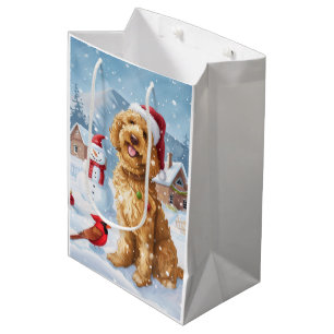 Goldendoodle Winter Wonderland jul Joy