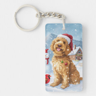 Goldendoodle Winter Wonderland jul Joy