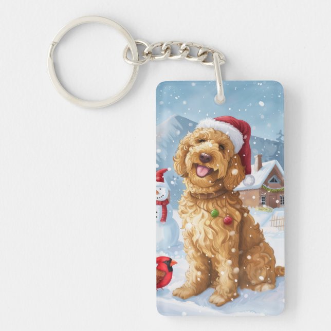 Goldendoodle Winter Wonderland jul Joy (Framsidan)