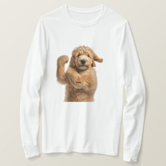 Goldendoodle-workout Hund Hund Pappa lustig gåva T Shirt