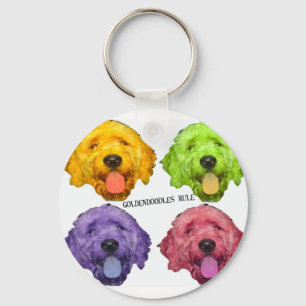Goldendoodles Rule Nyckelring