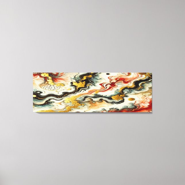 Goldene Flüsse Canvastryck (Framsida)