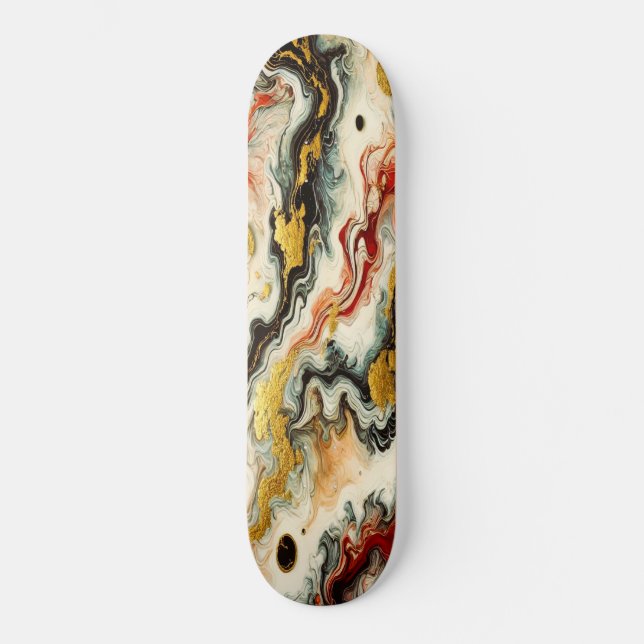 Goldene Flüsse Mini Skateboard Bräda 18,5 Cm (Framsida)