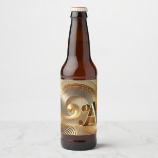 Goldene Harmonie Ölflaska Etikett