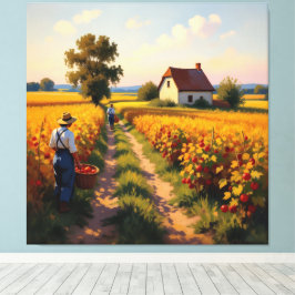   Goldene Herbsternte – Reichtum der Natur Canvastryck