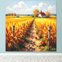   Goldene Herbsternte – Reichtum der Natur Canvastryck