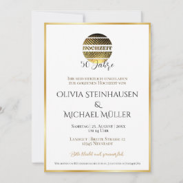 Goldene Hochzeit Einladung deutsch Inbjudningar