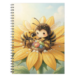 Goldene Hummel im Blütentanz1 Anteckningsbok