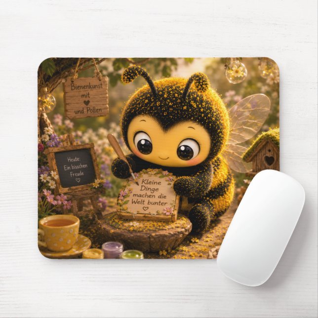 Goldene Hummel im Blütentanz.10 Musmatta (Med mus)