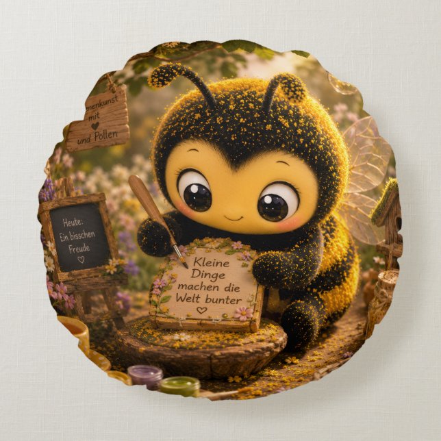 Goldene Hummel im Blütentanz.10 Rund Kudde (Framsidan)