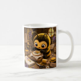 Goldene Hummel im Blütentanz.11 Kaffemugg