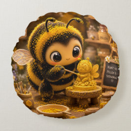Goldene Hummel im Blütentanz.12 Rund Kudde