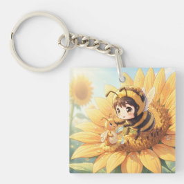 Goldene Hummel im Blütentanz.7
