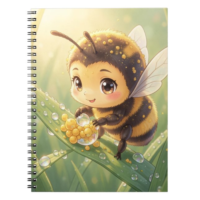 Goldene Hummel im Blütentanz.8 Anteckningsbok (Framsidan)