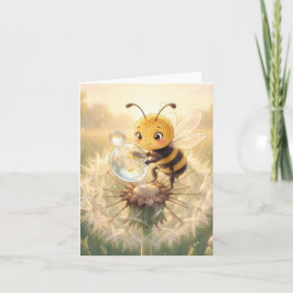 Goldene Hummel im Blütentanz.9 Helgkort