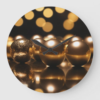 Goldene Kugeln 002 Stor Klocka