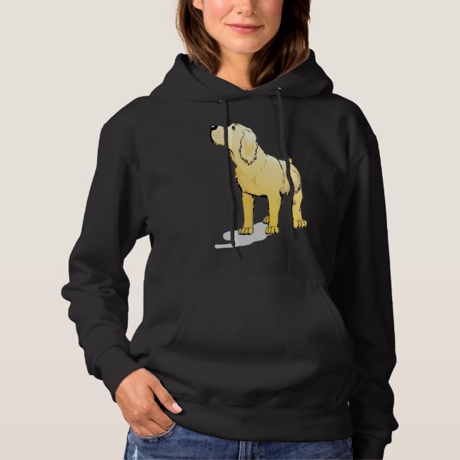 Goldenes Labradoodle T Shirt (Framsida)