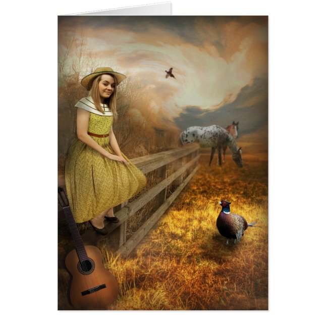 goldenfields hälsningskort (Framsidan)