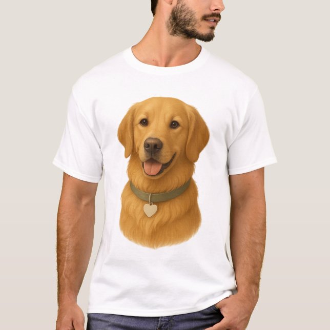 GoldenPaws T Shirt (Framsida)