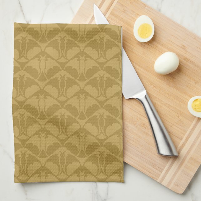 Goldenrod Batty Kitchen Towel Kökshandduk (Vikt i Fjärdedel)