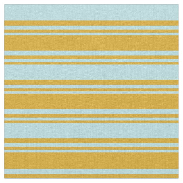 Goldenrod och Powder Blue Mönster Tyg (Närbild)