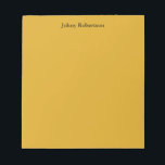 Goldenrod - platt, elegant, modern anteckningsblock<br><div class="desc">Enkel,  modern och minimalistisk design för företag. Den här mallen kan anpassas för att uppfylla alla professioneller.</div>