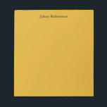 Goldenrod - platt, elegant, modern anteckningsblock<br><div class="desc">Enkel,  modern och minimalistisk design för företag. Den här mallen kan anpassas för att uppfylla alla professioneller.</div>