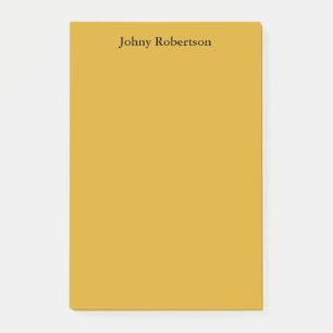 Goldenrod - platt, elegant, modern post-it block