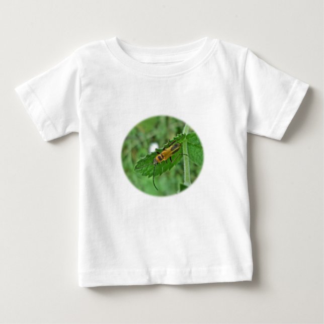 Goldenrod Soldier Beetle T Shirt (Framsida)