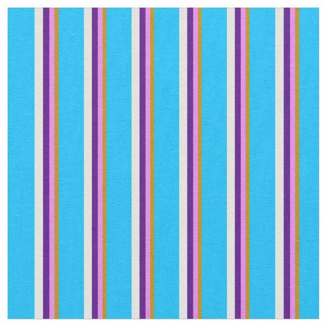 Goldenrod, Violet, Indigo, Light Cyan & Himlar Blu Tyg (Närbild)