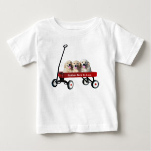 Goldens i unisex- skjorta för vagnsmåbarn t shirt