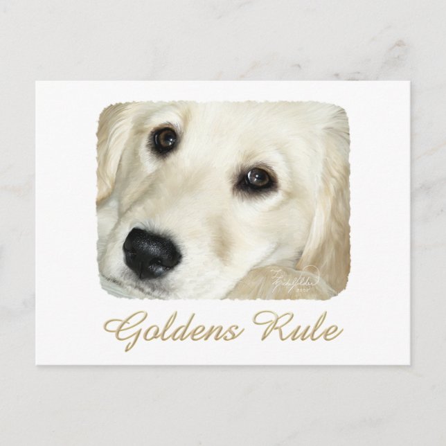 Goldens regel vykort (Framsida)