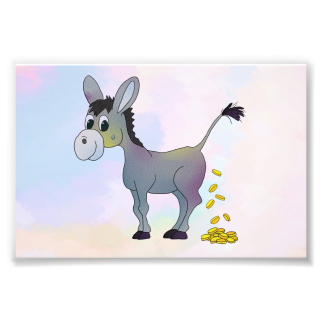 Goldesel Fototryck (Framsidan)