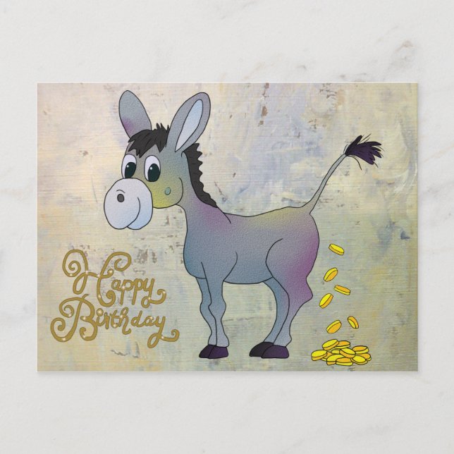 Goldesel Vykort (Framsida)